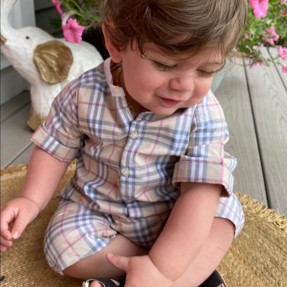 Burberry Colton Check Shortall